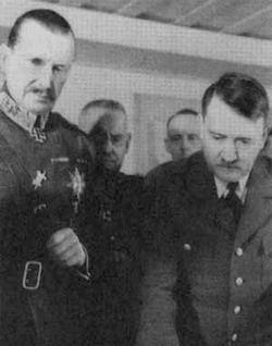 Маннергейм с Гитлером